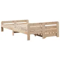Cadre de lit sans matelas 120x200 cm bois de pin massif