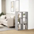 Étagère séparatrice de pièce sonoma gris 69,5x29x103,5 cm