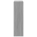Étagère séparatrice de pièce sonoma gris 69,5x29x103,5 cm