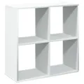 Étagère séparatrice de pièce blanc 69,5x29x69,5 cm