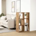 Étagère séparatrice de pièce chêne artisanal 69,5x29x103,5 cm