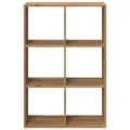 Étagère séparatrice de pièce chêne artisanal 69,5x29x103,5 cm