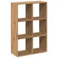 Étagère séparatrice de pièce chêne artisanal 69,5x29x103,5 cm