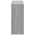 Étagère séparatrice de pièce sonoma gris 69,5x29x69,5 cm
