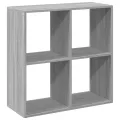 Étagère séparatrice de pièce sonoma gris 69,5x29x69,5 cm