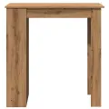 Table de bar avec étagère chêne artisanal bois d'ingénierie