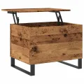Table basse vieux bois 60x44,5x45 cm bois d'ingénierie