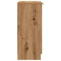 Buffet chêne artisanal 60x30x70 cm bois d'ingénierie