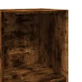 Bibliothèque chêne fumé 40x30x189 cm bois d'ingénierie