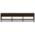 Meuble TV chêne marron 180x40x46 cm bois d'ingénierie