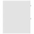 Armoire de salle de bain étroite avec roulettes blanc