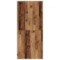 Armoire à chaussures vieux bois 80x35,5x180cm bois d'ingénierie