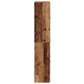 Armoire à chaussures vieux bois 80x35,5x180cm bois d'ingénierie