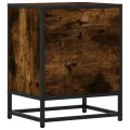 Tables de chevet 2 pcs chêne fumé 40x31x50 cm bois ingénierie