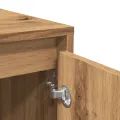 Buffet chêne artisanal 70x41x75 cm bois d'ingénierie
