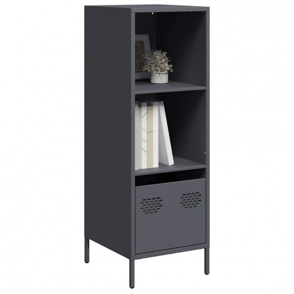 Buffet haut anthracite 35x39x103,5 cm acier