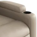 Fauteuil inclinable de massage Cappuccino Similicuir