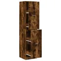Armoire d'apothicaire chêne fumé 40x41x174,5 cm bois ingénierie