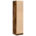Armoire d'apothicaire chêne fumé 40x41x174,5 cm bois ingénierie