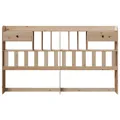 Tête de lit avec rangement 180 cm bois massif de pin