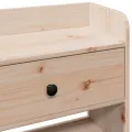 Tête de lit avec rangement 180 cm bois massif de pin