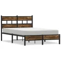 Cadre de lit sans matelas avec tête de lit 120x190 cm