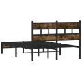 Cadre de lit sans matelas avec tête de lit 120x190 cm