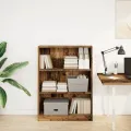 Bibliothèque vieux bois 80x24x109 cm bois d'ingénierie
