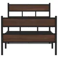 Cadre de lit sans matelas avec tête de lit pied de lit 80x200cm