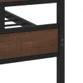 Cadre de lit sans matelas avec tête de lit pied de lit 80x200cm