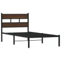 Cadre de lit sans matelas avec tête de lit 90x190 cm
