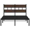 Cadre de lit sans matelas avec tête de lit 120x190 cm
