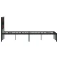 Cadre de lit sans matelas avec tête de lit 120x190 cm