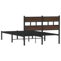 Cadre de lit sans matelas avec tête de lit 120x190 cm