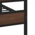 Cadre de lit sans matelas avec tête de lit pied de lit 90x200cm