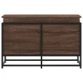 Boîte de rangement avec couvercle chêne marron bois ingénierie
