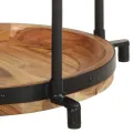 Table d'appoint Ø55x83 cm bois massif d'acacia