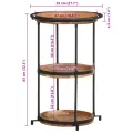 Table d'appoint Ø55x83 cm bois massif d'acacia