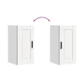 Armoire murale de cuisine Porto blanc bois d'ingénierie
