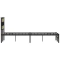 Cadre de lit sans matelas chêne sonoma 120x190 cm