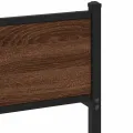 Cadre de lit sans matelas chêne marron 90x200cm bois ingénierie