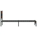 Cadre de lit sans matelas chêne marron 90x190cm bois ingénierie