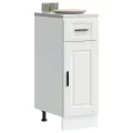Armoire de cuisine Porto blanc bois d'ingénierie