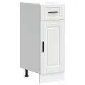 Armoire de cuisine Porto blanc bois d'ingénierie