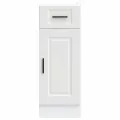 Armoire de cuisine Porto blanc bois d'ingénierie