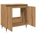 Armoire de salle de bain chêne artisanal 58x33x60 cm