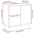 Armoire de salle de bain chêne artisanal 58x33x60 cm