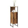 Armoire salle de bain vieux bois 33x33x120,5 cm bois ingénierie