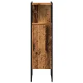 Armoire salle de bain vieux bois 33x33x120,5 cm bois ingénierie