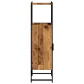 Armoire salle de bain vieux bois 33x33x120,5 cm bois ingénierie